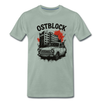 Block Shirt - 4 MEN - Graugrün