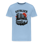 Block Shirt - 4 MEN - Sky