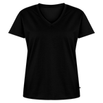 Clean V-Shirt - 4 WOMEN - Schwarz