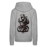 Klappi Hoodie - 4 WOMEN - Grau meliert