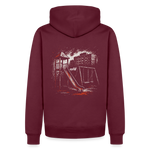 Behind Hoodie - 4 MEN - Burgunderrot
