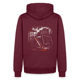 Behind Hoodie - 4 MEN - Burgunderrot