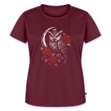 Owl Shirt - 4 WOMEN - Burgunderrot