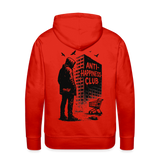 UnHappy Hoodie - 4 MEN - Rot