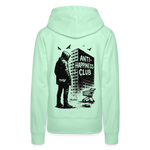 UnHappy Hoodie - 4 WOMEN - helles Mintgrün