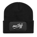 Patch Beanie - Schwarz
