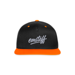 Emsteff Cap - UNISEX - Schwarz/Neonorange