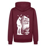 UnHappy Hoodie - 4 MEN - Burgunderrot