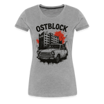 Block Shirt - 4 WOMEN - Grau meliert