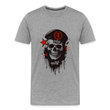 Skull Hood - 4 MEN - Grau meliert