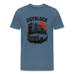 Block Shirt - 4 MEN - Blaugrau