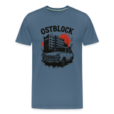 Block Shirt - 4 MEN - Blaugrau