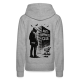 UnHappy Hoodie - 4 WOMEN - Grau meliert