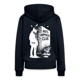 UnHappy Hoodie - 4 WOMEN - Navy