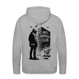 UnHappy Hoodie - 4 MEN - Grau meliert