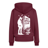 UnHappy Hoodie - 4 WOMEN - Burgunderrot