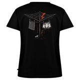 Clean V-Shirt - 4 WOMEN - Schwarz